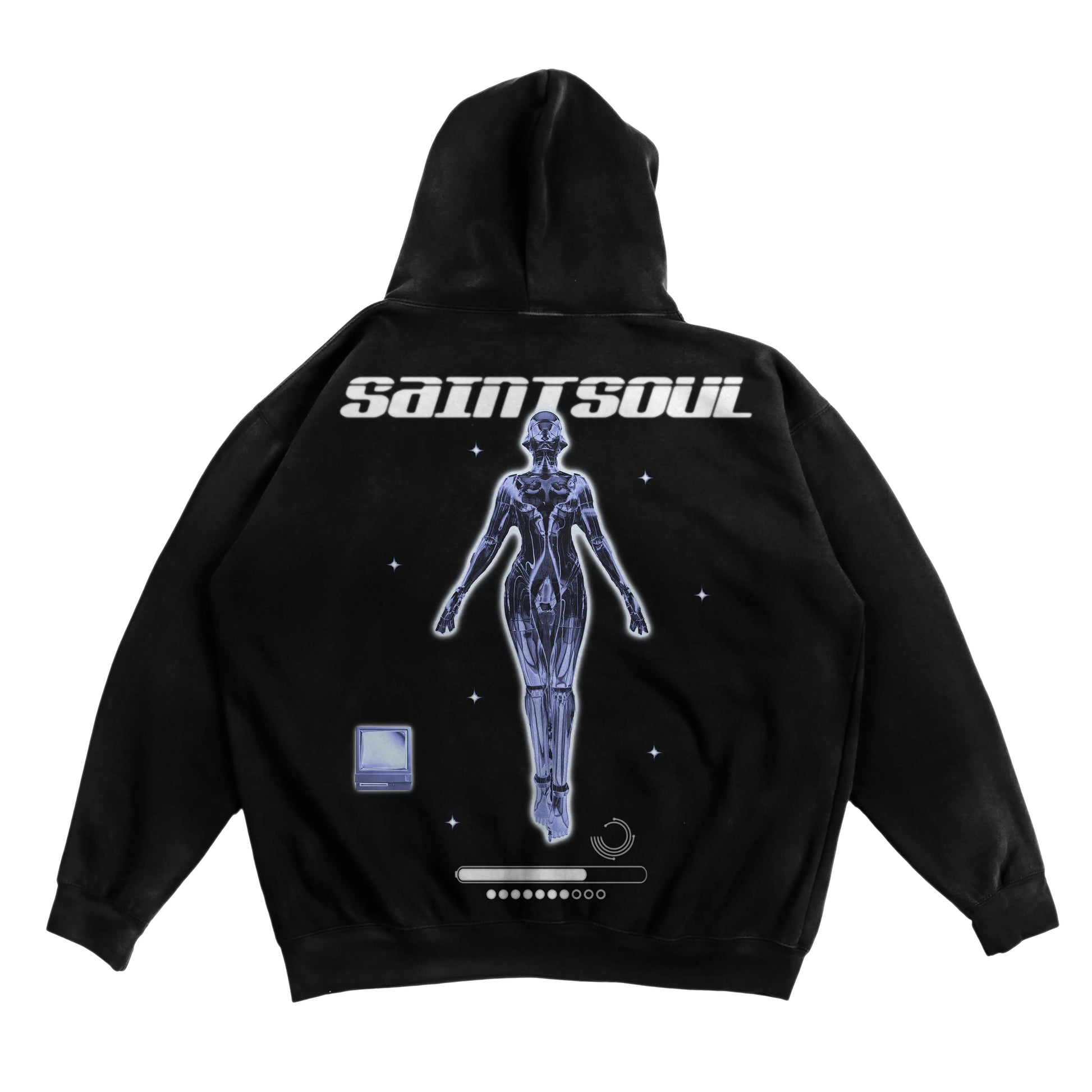 Machine V1 Oversized Hoodie SaintSoul.in