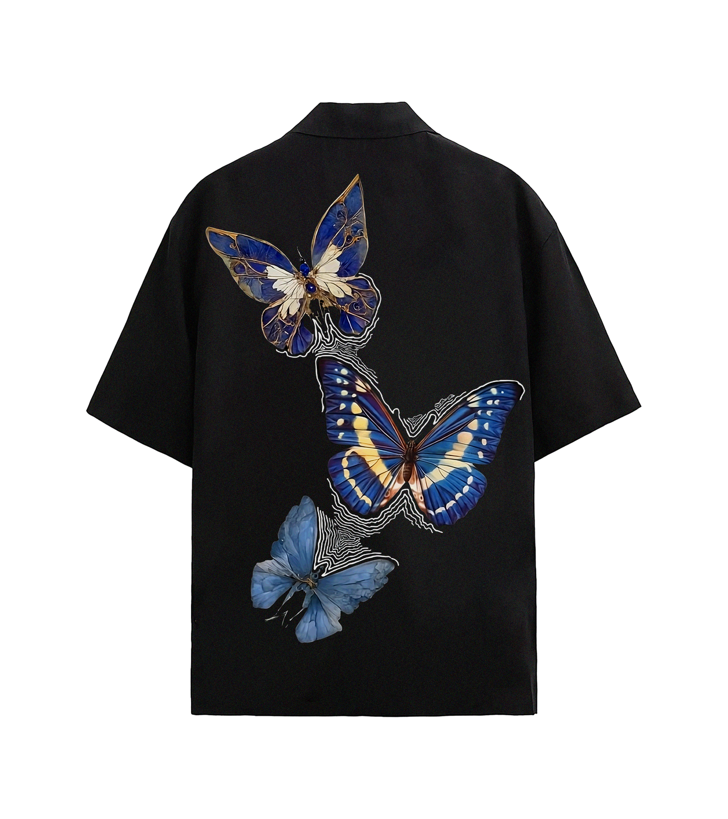 3 Butterflies  Oversized Shirt