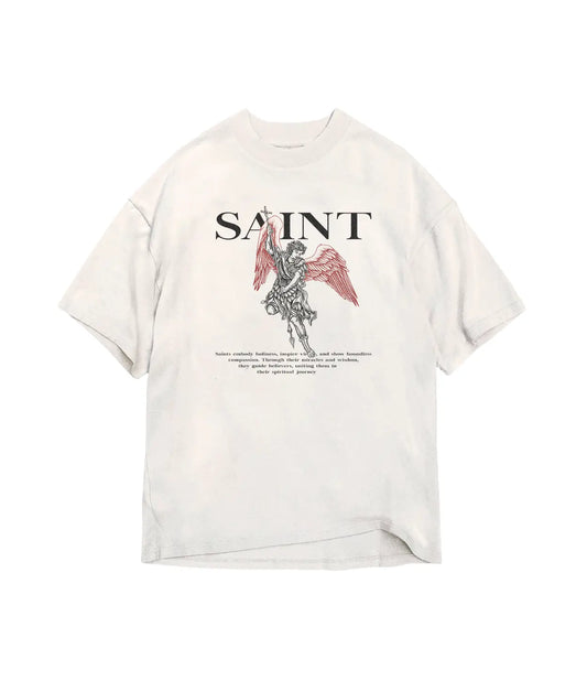 Saint Micheal Oversized Tee SaintSoul.in