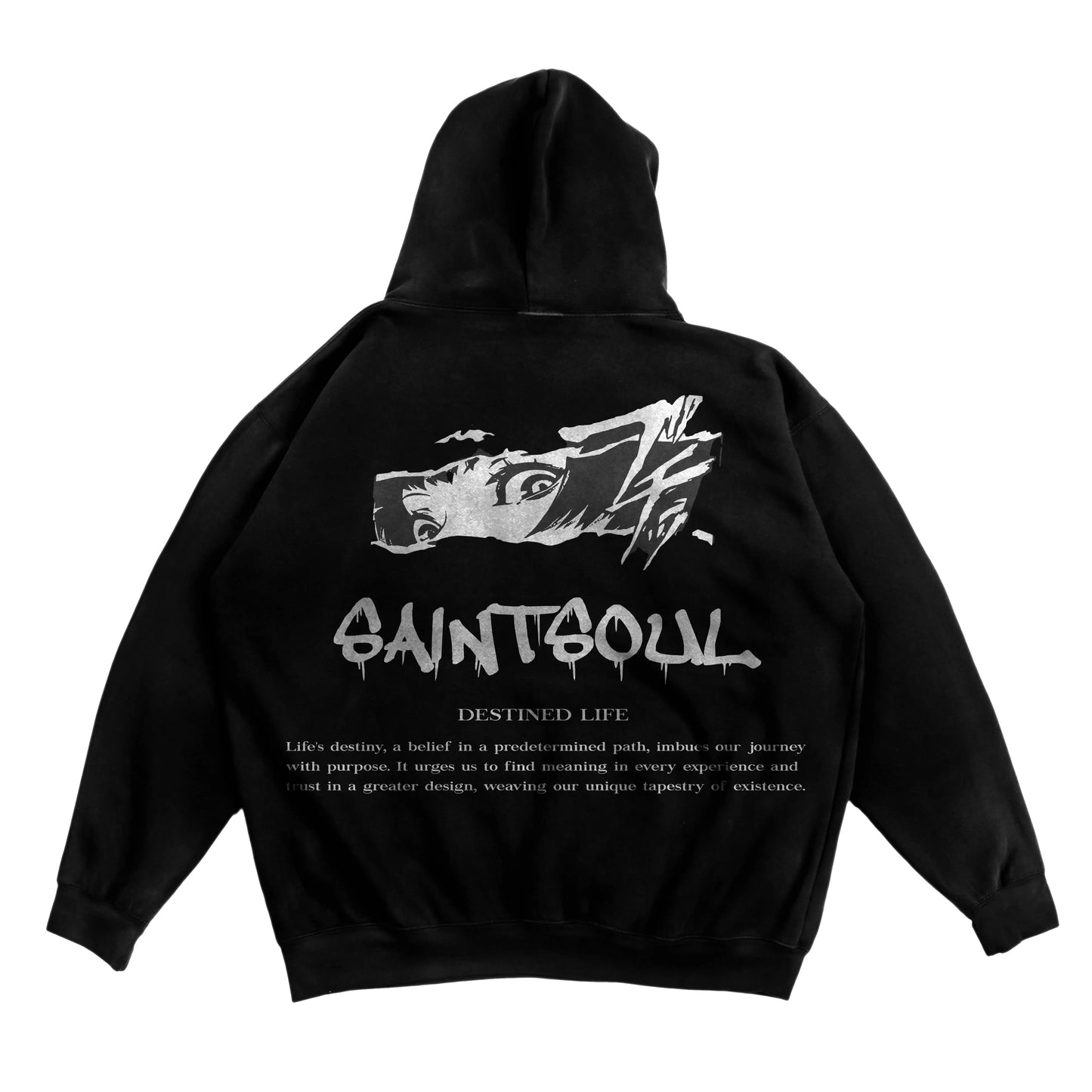 Eyes Oversized Heavyweight Hoodie SaintSoul.in